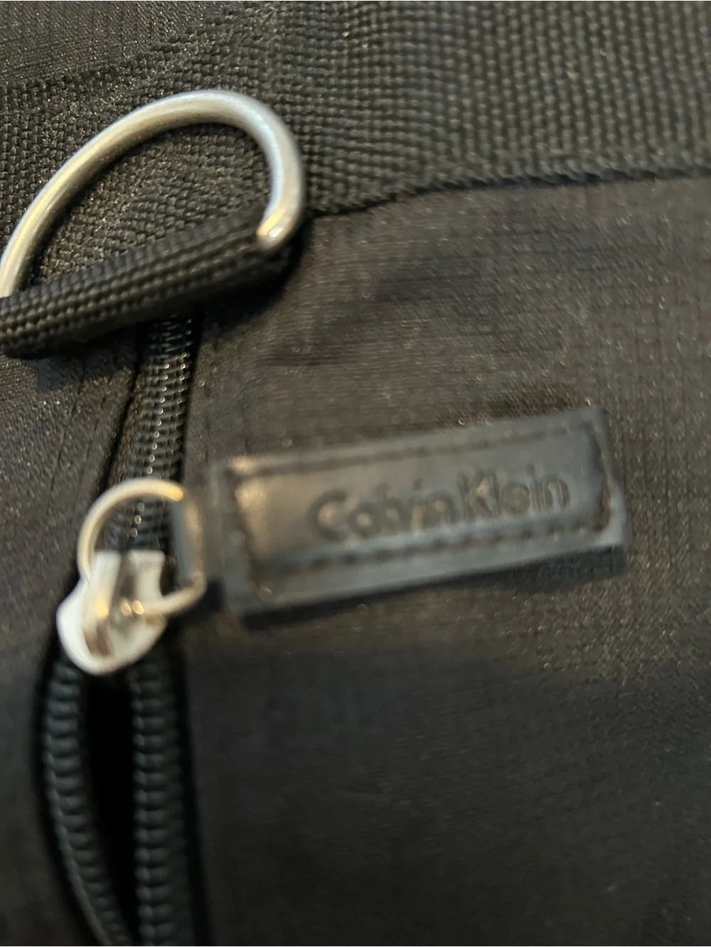 Calvin Klein Black Travel Duffel Bag with Shoulder Strap